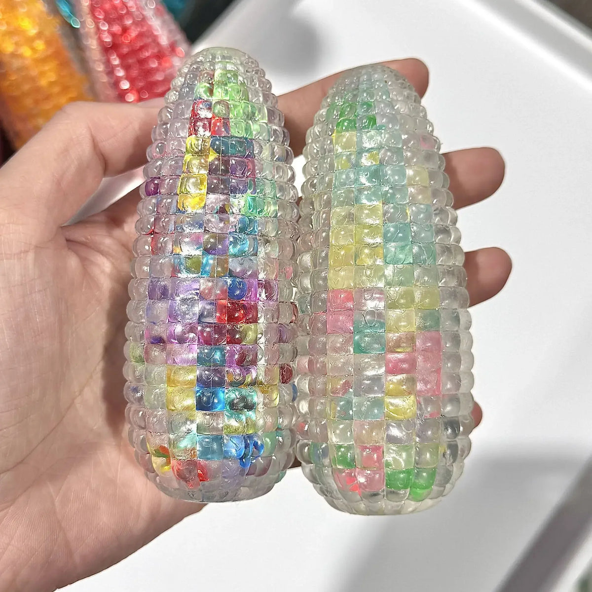 Crystal Corn Slow Rebound Toy Decompression Toy Stress Relief Toys Autism Sensory Toys Adult Toy Novelty Toy Feel Good Squishy