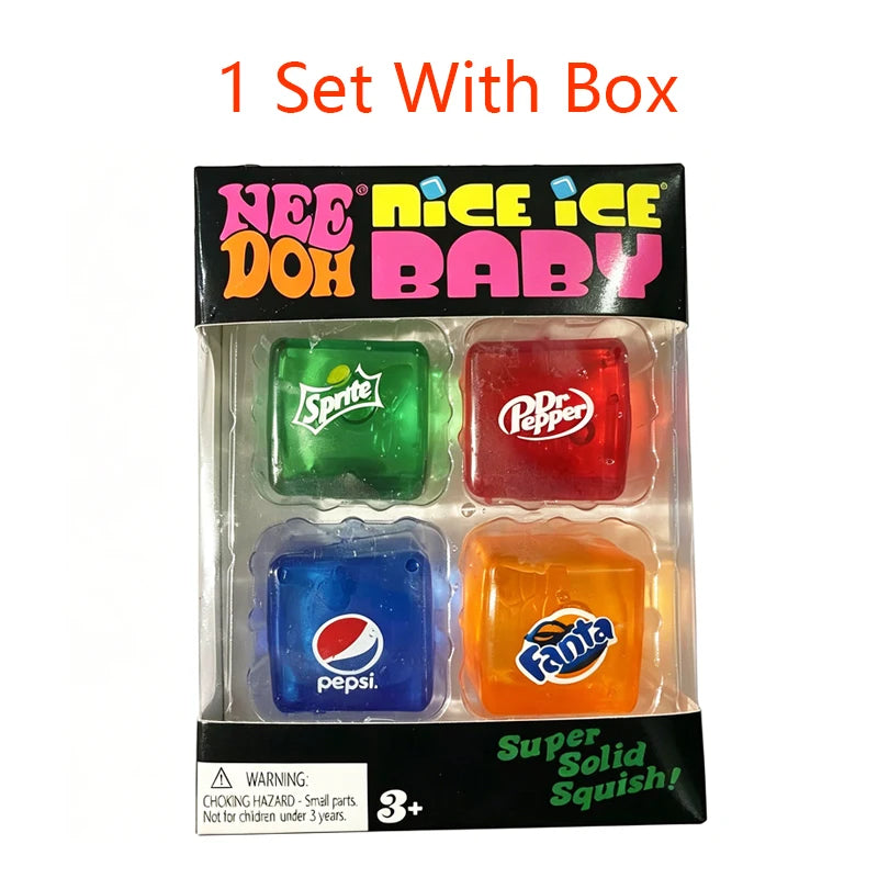 Squishy/* Schylling NeeDoh Nice Cube Sensory Squeeze Toy Super Squish Stress Relief Anxiety Sensory Tool Stress Reliever Toys